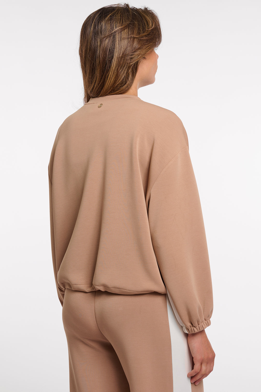 Rino & Pelle Claudette Rosy Brown Balloon Sleeve Jacket