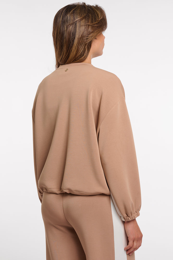 Rino & Pelle Claudette Rosy Brown Balloon Sleeve Jacket