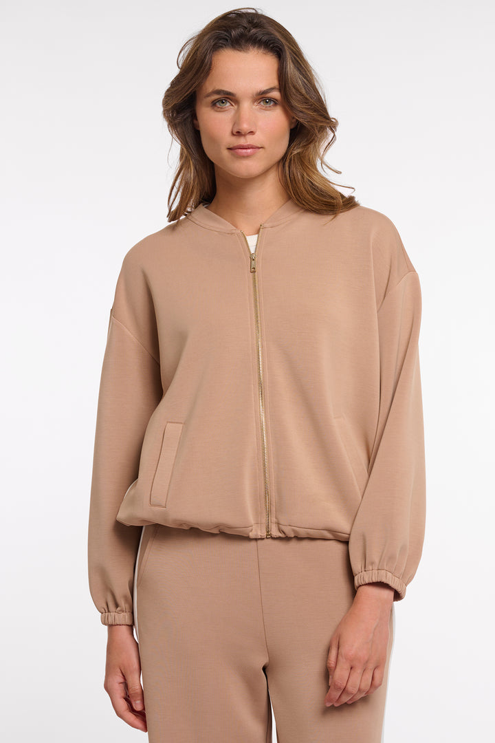 Rino & Pelle Claudette Rosy Brown Balloon Sleeve Jacket
