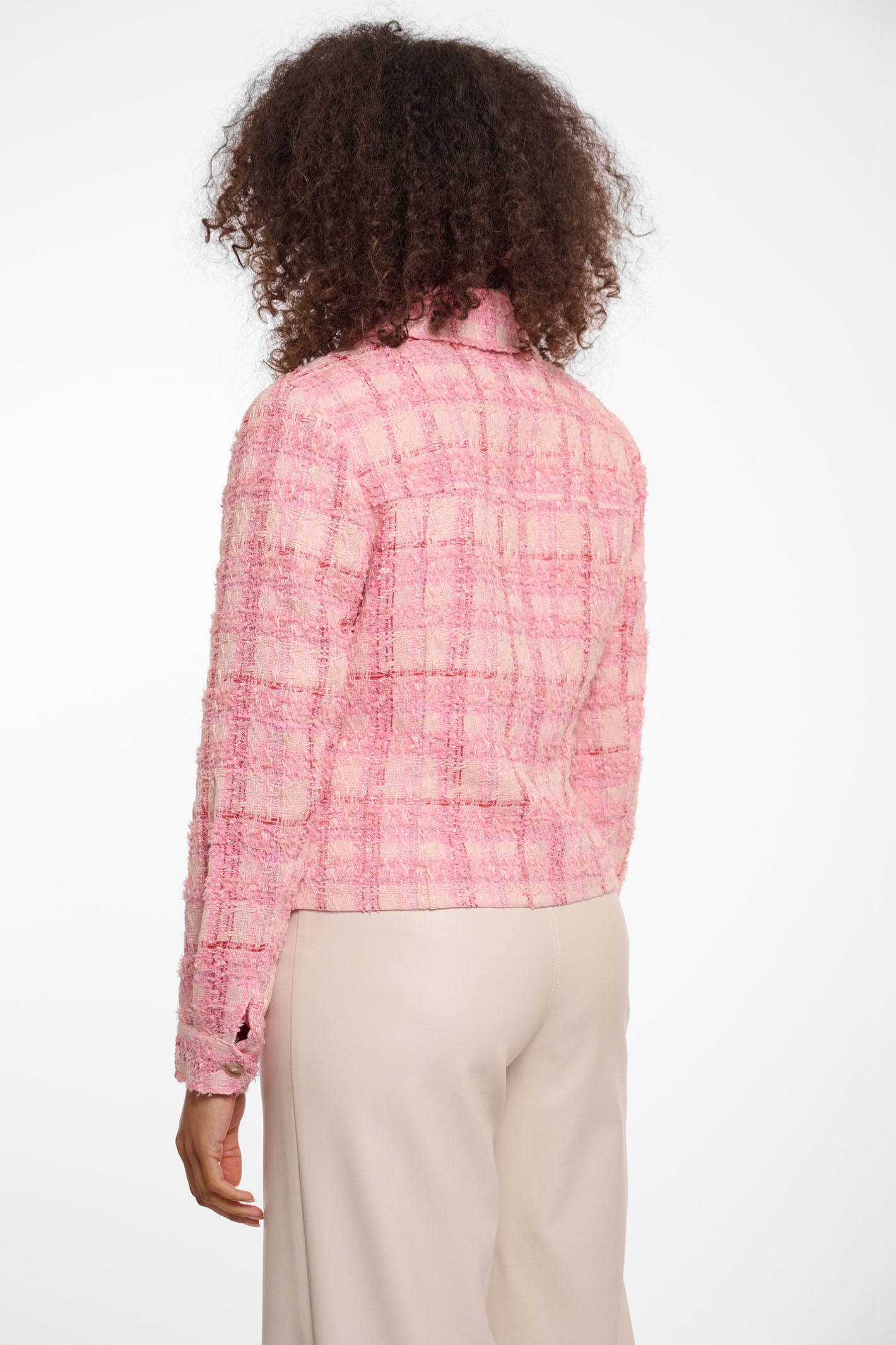 Rino & Pelle Imanski Tweed Jacket Light Pink 7002521 – Olivia