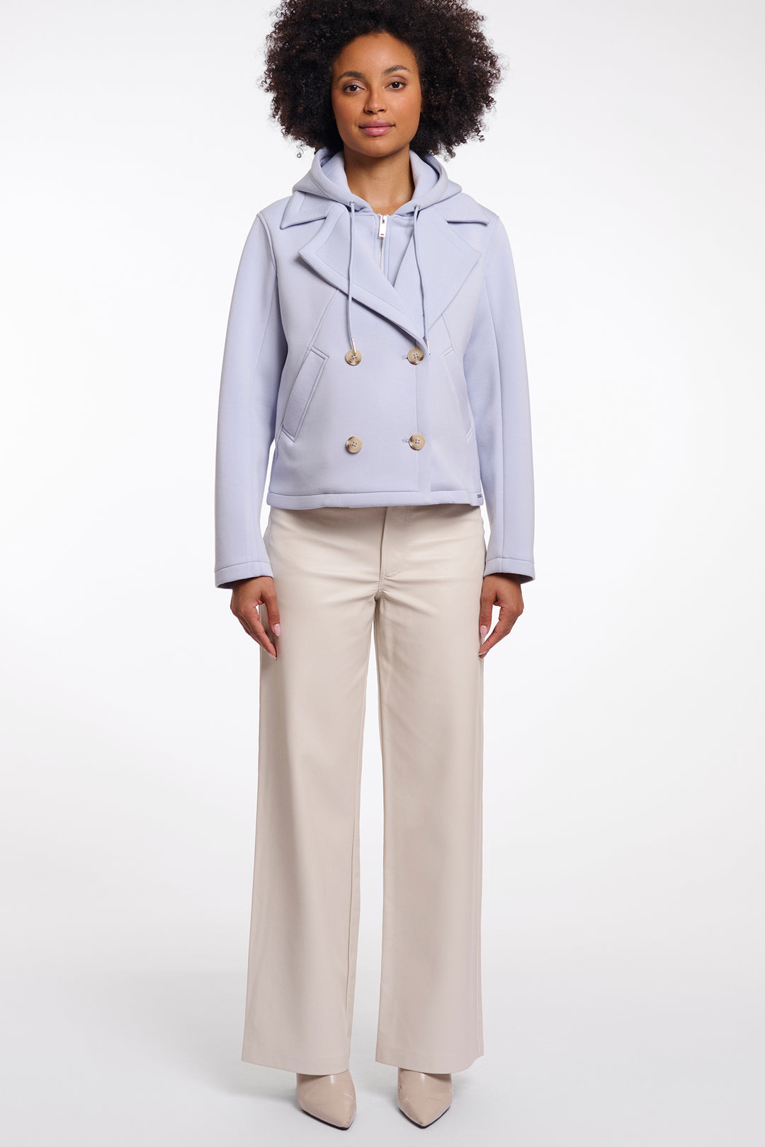 Rino &amp; Pelle Jennifer Arctic Blue Detachable Hood Jacket