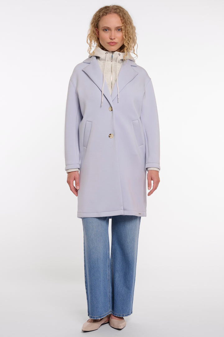 Rino &amp; Pelle Yvette Arctic Blue Double Breasted Coat
