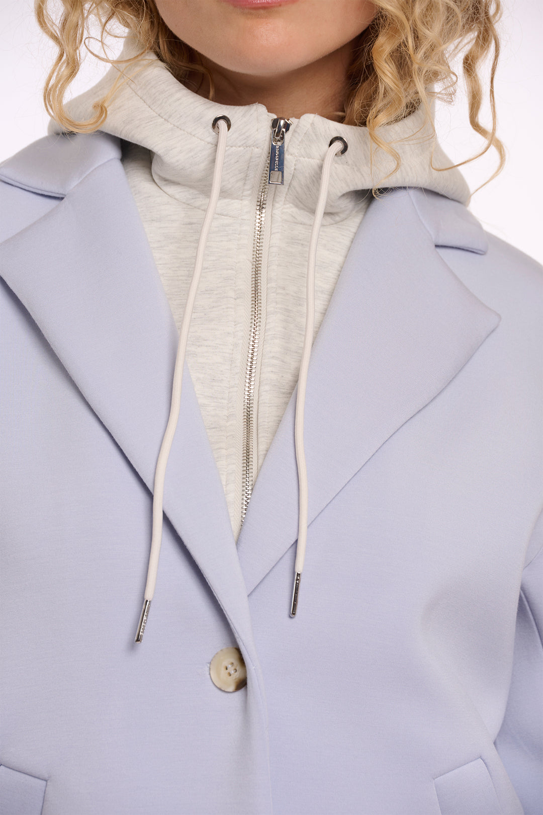 Rino &amp; Pelle Yvette Arctic Blue Double Breasted Coat