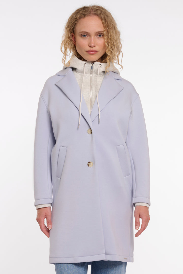 Rino &amp; Pelle Yvette Arctic Blue Double Breasted Coat