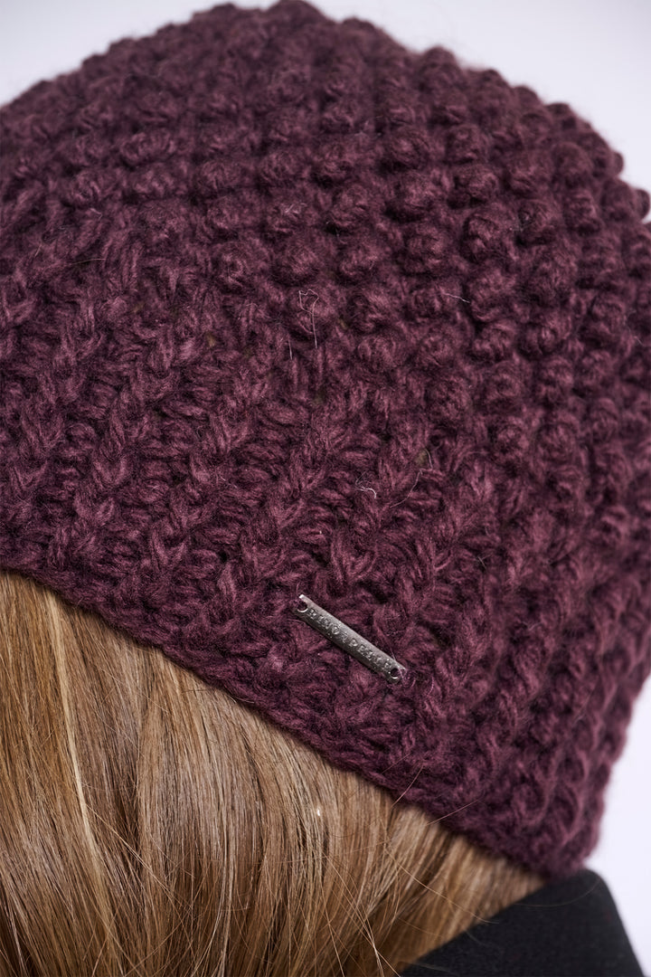 Olivia Grace Fashion - Rino &amp; Pelle Kevina Fudge Cloak Red Knitted Hat