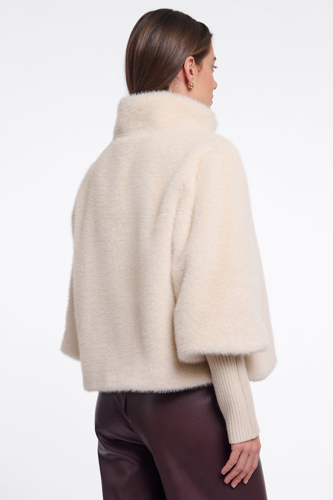 Olivia Grace Fashion - Rino &amp; Pelle Nesrin Birch Beige Jacket with Rib Cuffs