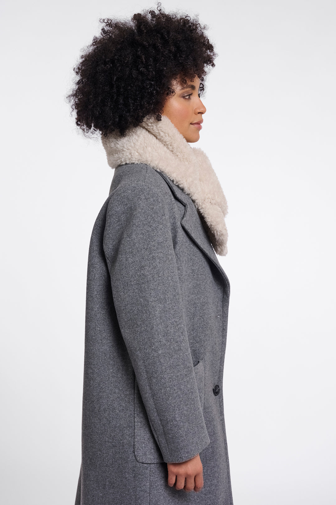 Olivia Grace Fashion - Rino &amp; Pelle Obu Birch Beige Scarf