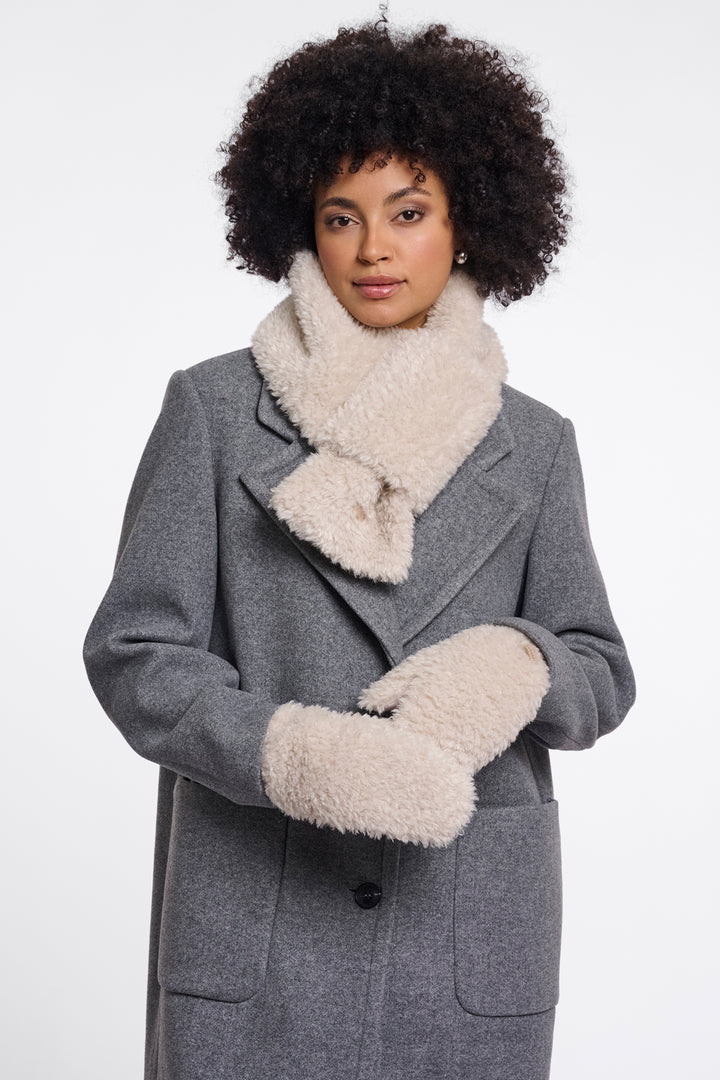 Olivia Grace Fashion - Rino &amp; Pelle Obu Birch Beige Scarf