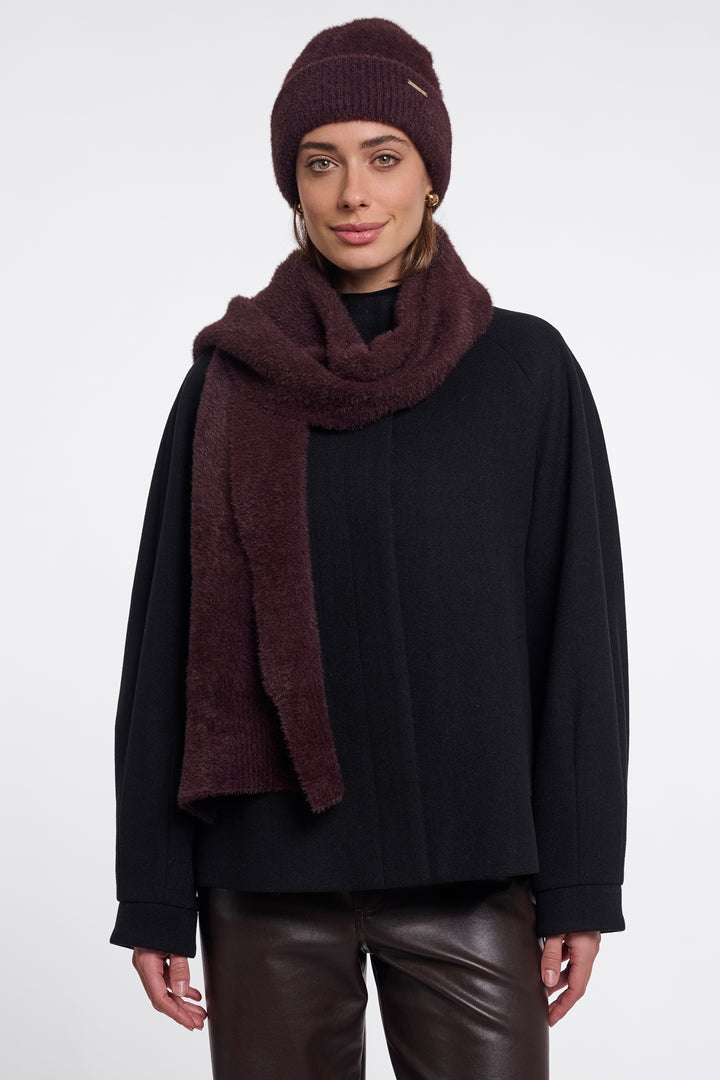 Olivia Grace Fashion - Rino &amp; Pelle Otus Fudge Cloak Red Scarf