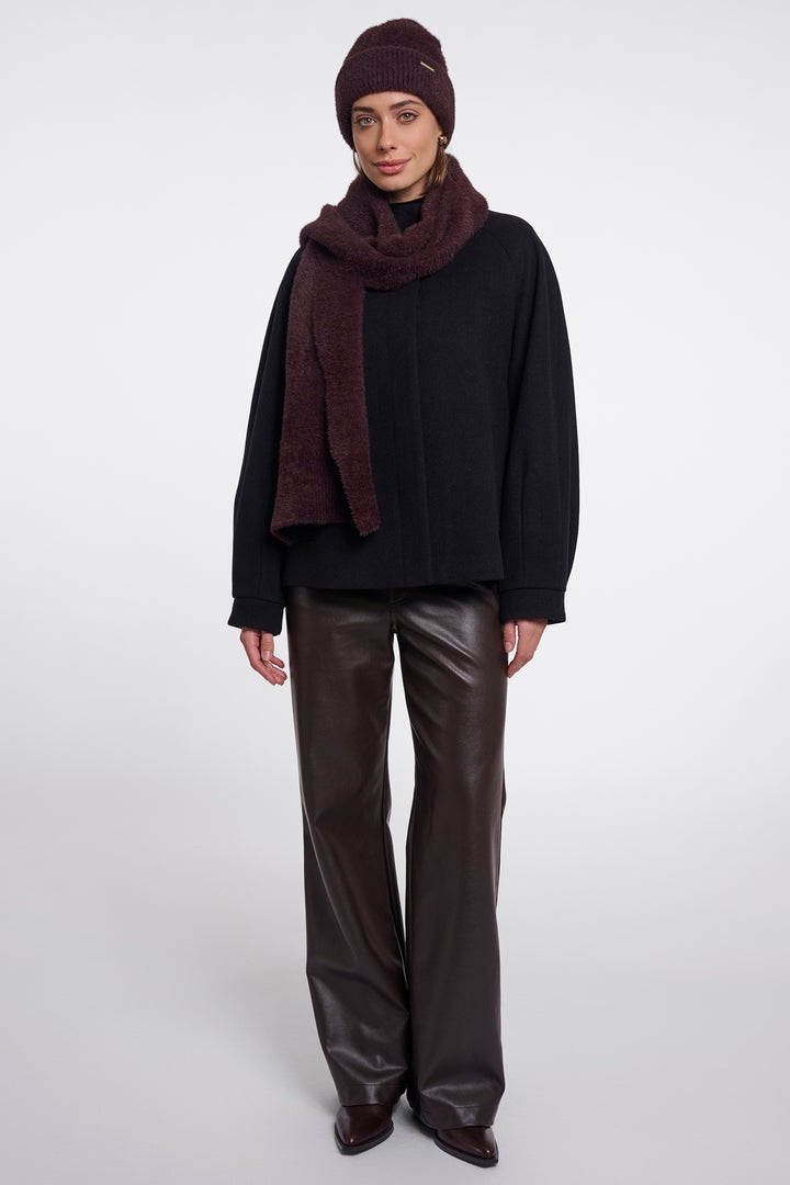 Olivia Grace Fashion - Rino &amp; Pelle Otus Fudge Cloak Red Scarf