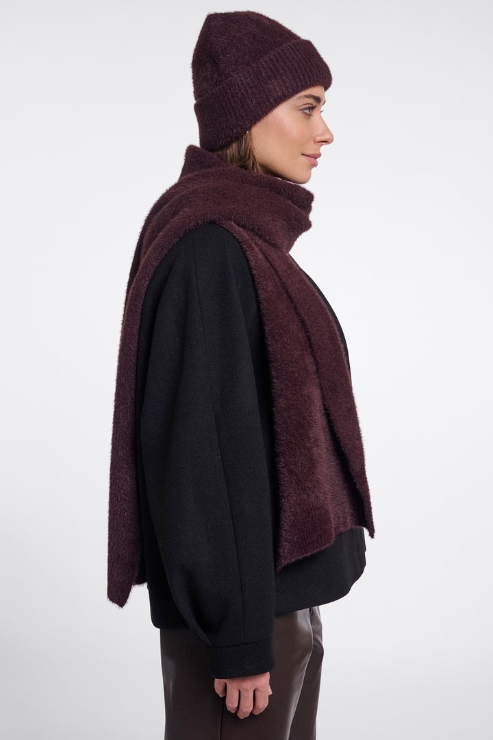 Olivia Grace Fashion - Rino &amp; Pelle Otus Fudge Cloak Red Scarf