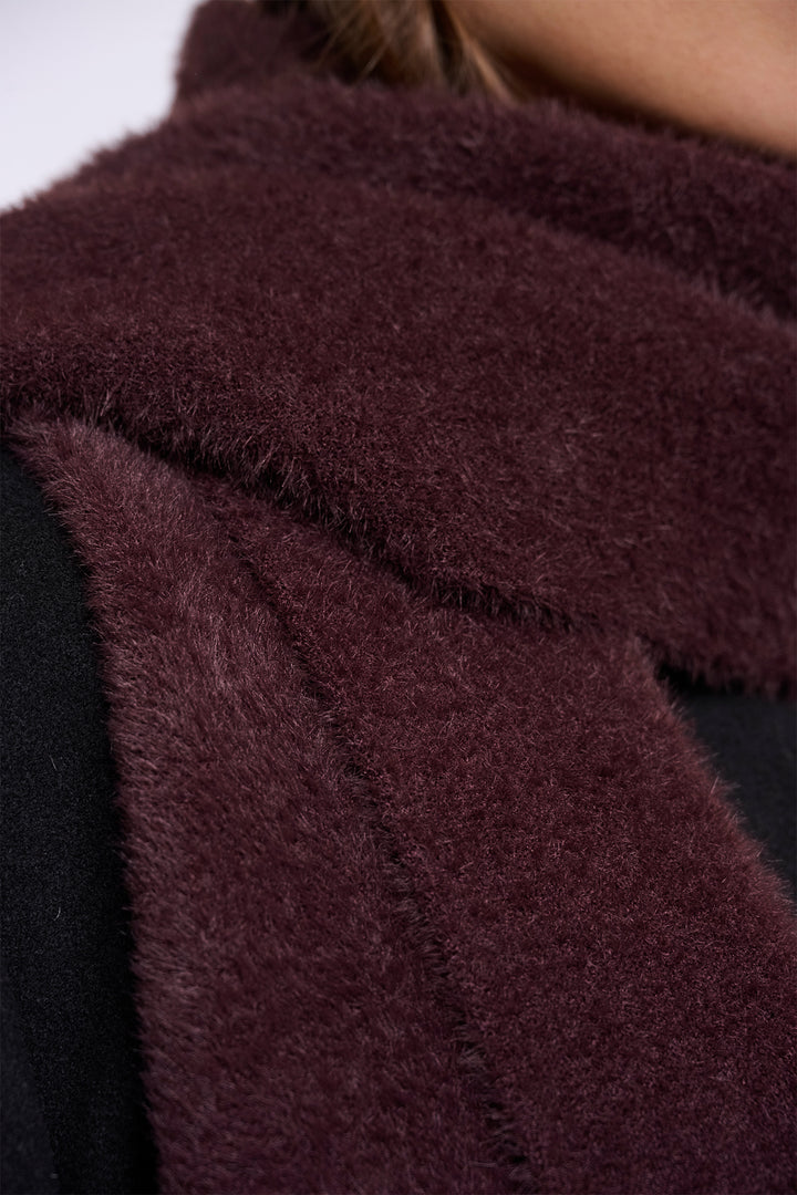 Olivia Grace Fashion - Rino &amp; Pelle Otus Fudge Cloak Red Scarf