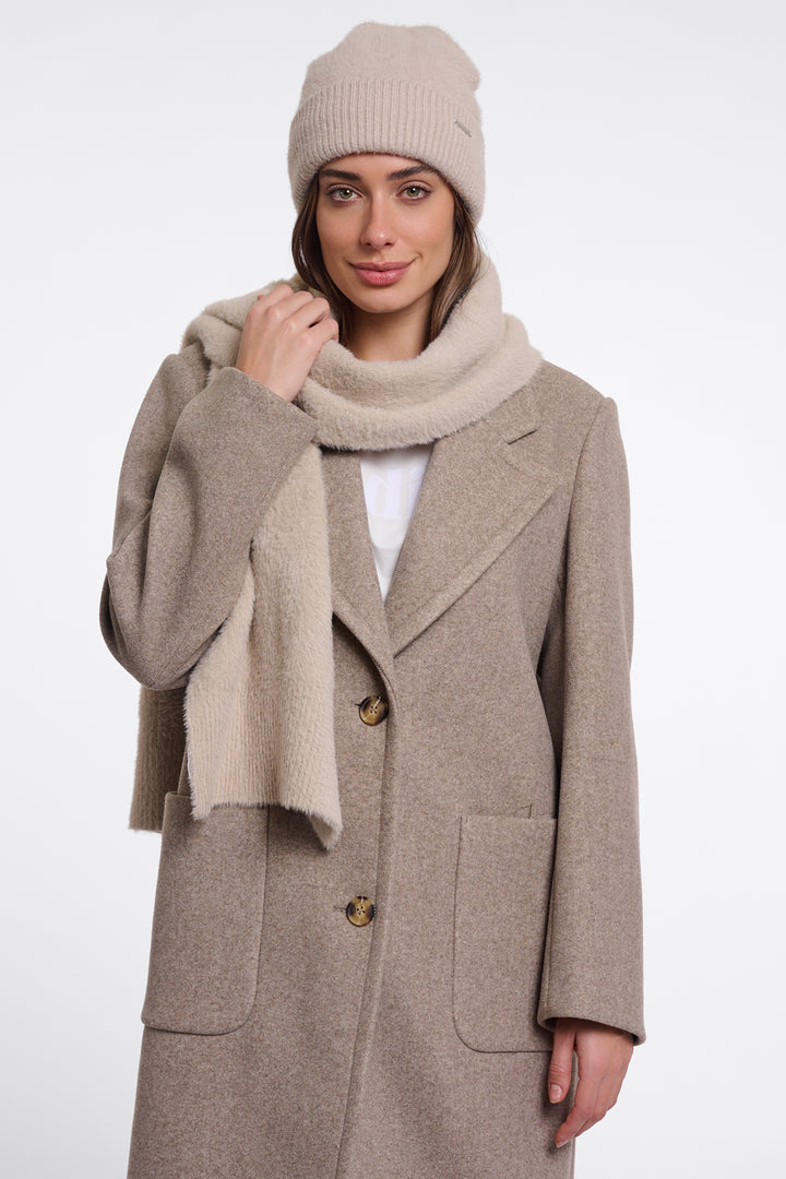 Olivia Grace Fashion - Rino &amp; Pelle Otus Stone Beige Scarf