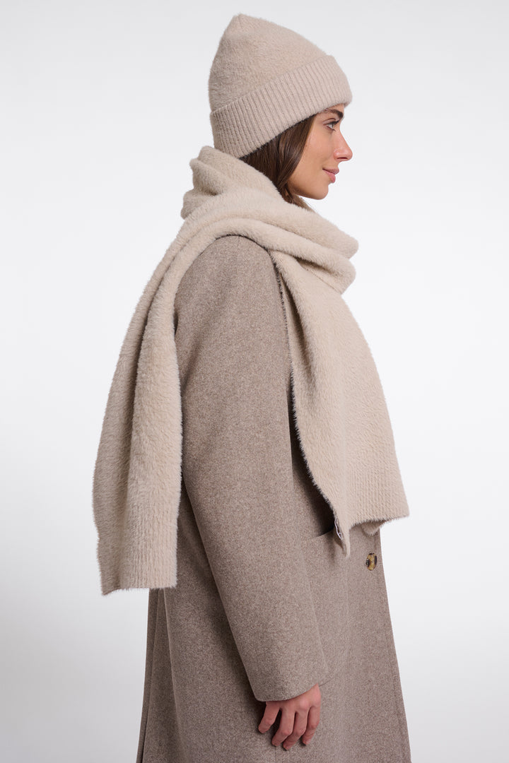 Olivia Grace Fashion - Rino &amp; Pelle Otus Stone Beige Scarf