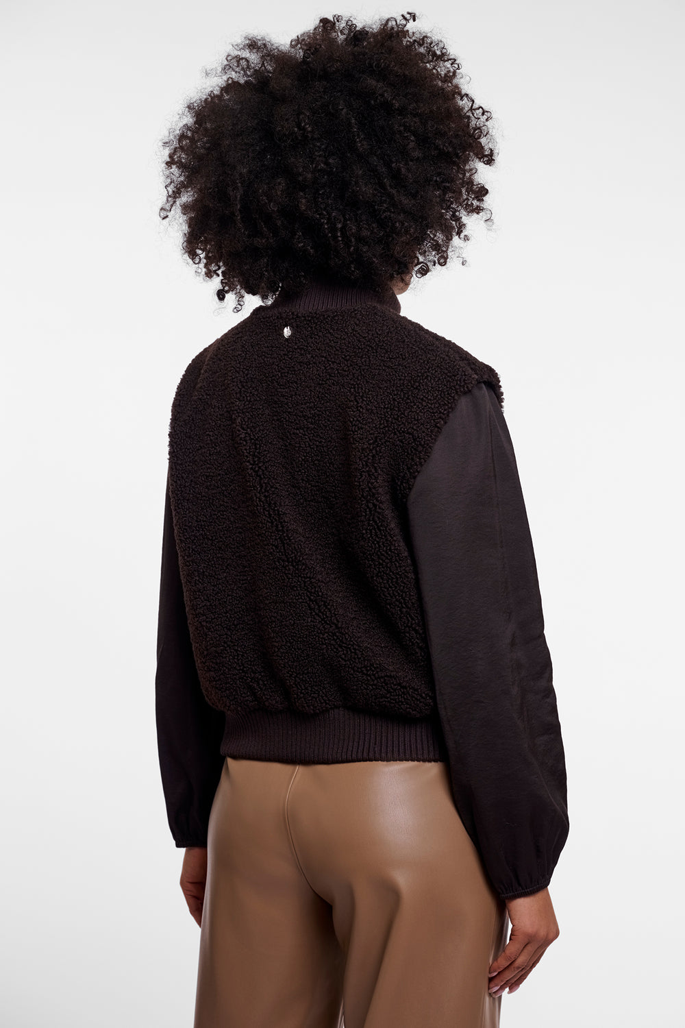 Rino & Pelle Suzo Peated Brown Gilet 11104, back view