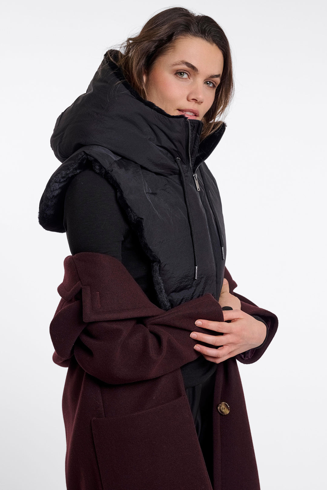 Olivia Grace Fashion - Rino &amp; Pelle Tabita Black Padded Bib