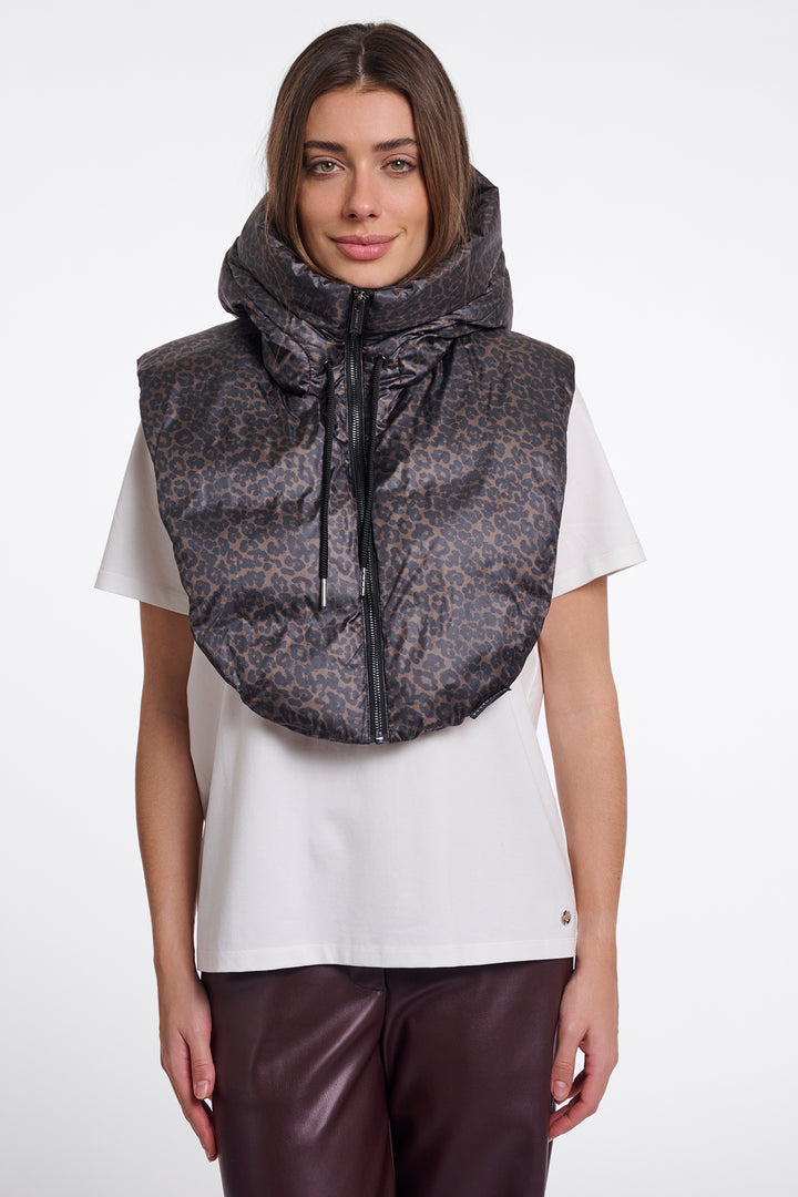 Olivia Grace Fashion - Rino &amp; Pelle Tabita Small Leopard Multicolour Padded Bib