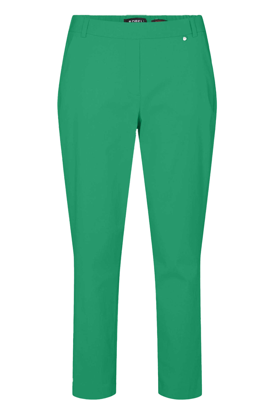 Robell 51409-05499-843 Sophia Green Pull-On 68cm Trousers - Olivia Grace Fashion