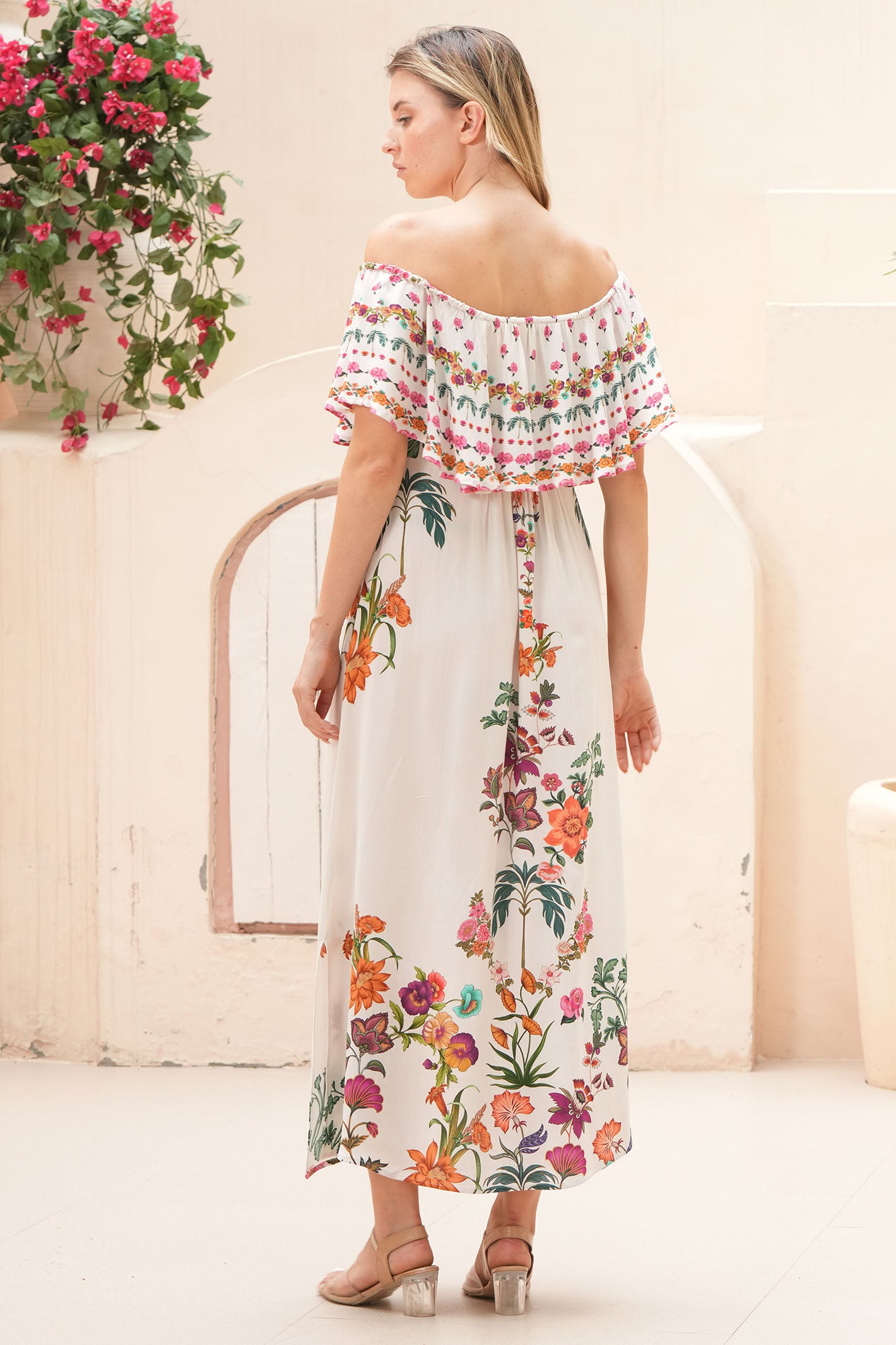 Stella Moretti Dress Ladybell Paradiso Floreale – Olivia Grace Fashion