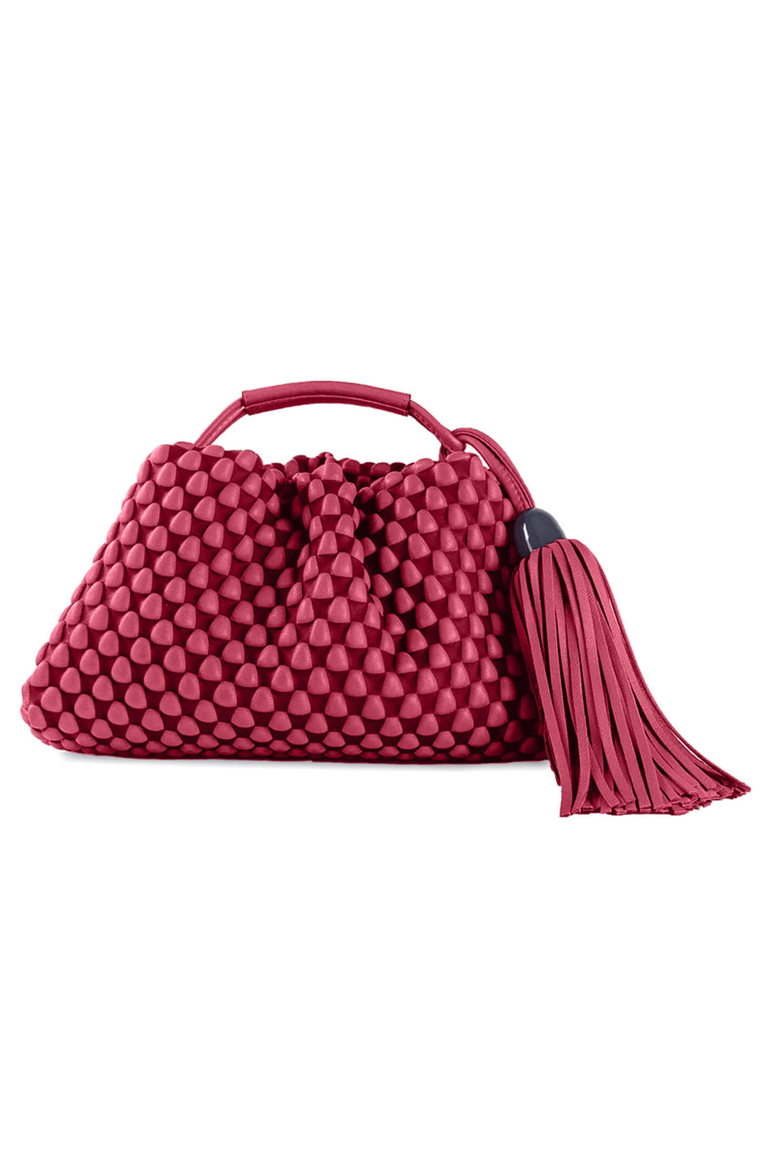 Tissa Fontaneda B80 Tango Nappa Leather Cyclamen Bubble Bag - Olivia Grace Fashion
