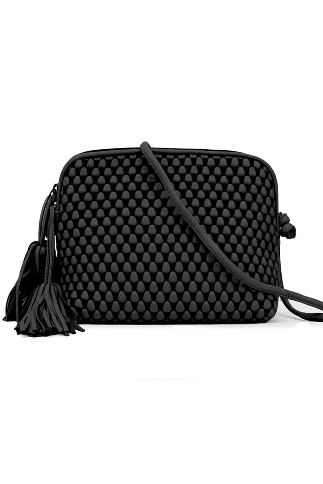 Tissa Fontaneda H03L Gizmo Large Black Crossbody Bag - Olivia Grace Fashion