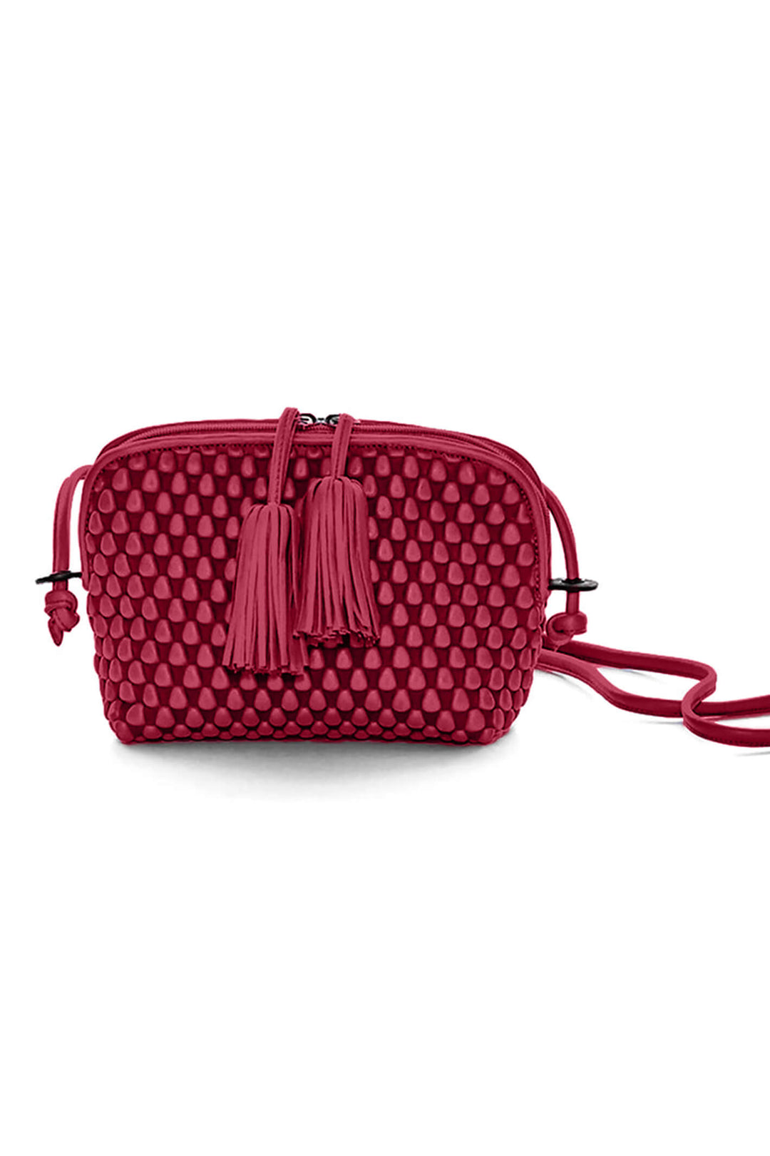 Tissa Fontaneda H03S Gizmo Small Cyclamen Pink Crossbody Leather Bag