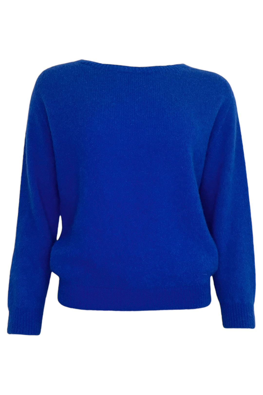 Twns The Label Sanibel electric blue boat-neck jumper at Olivia Grace Fashion