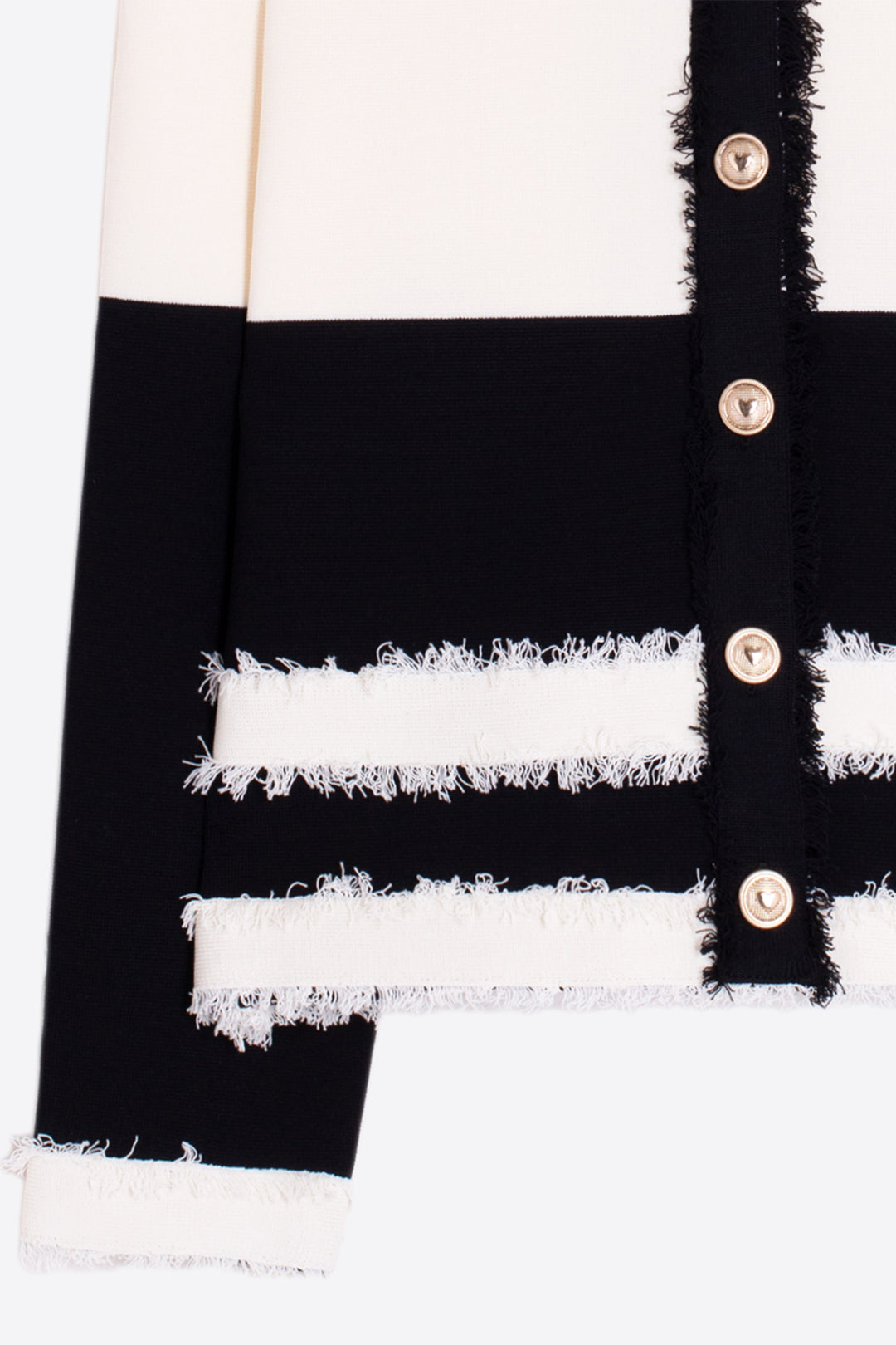 Vilagallo 33471 Cream Black Cardigan Jacket