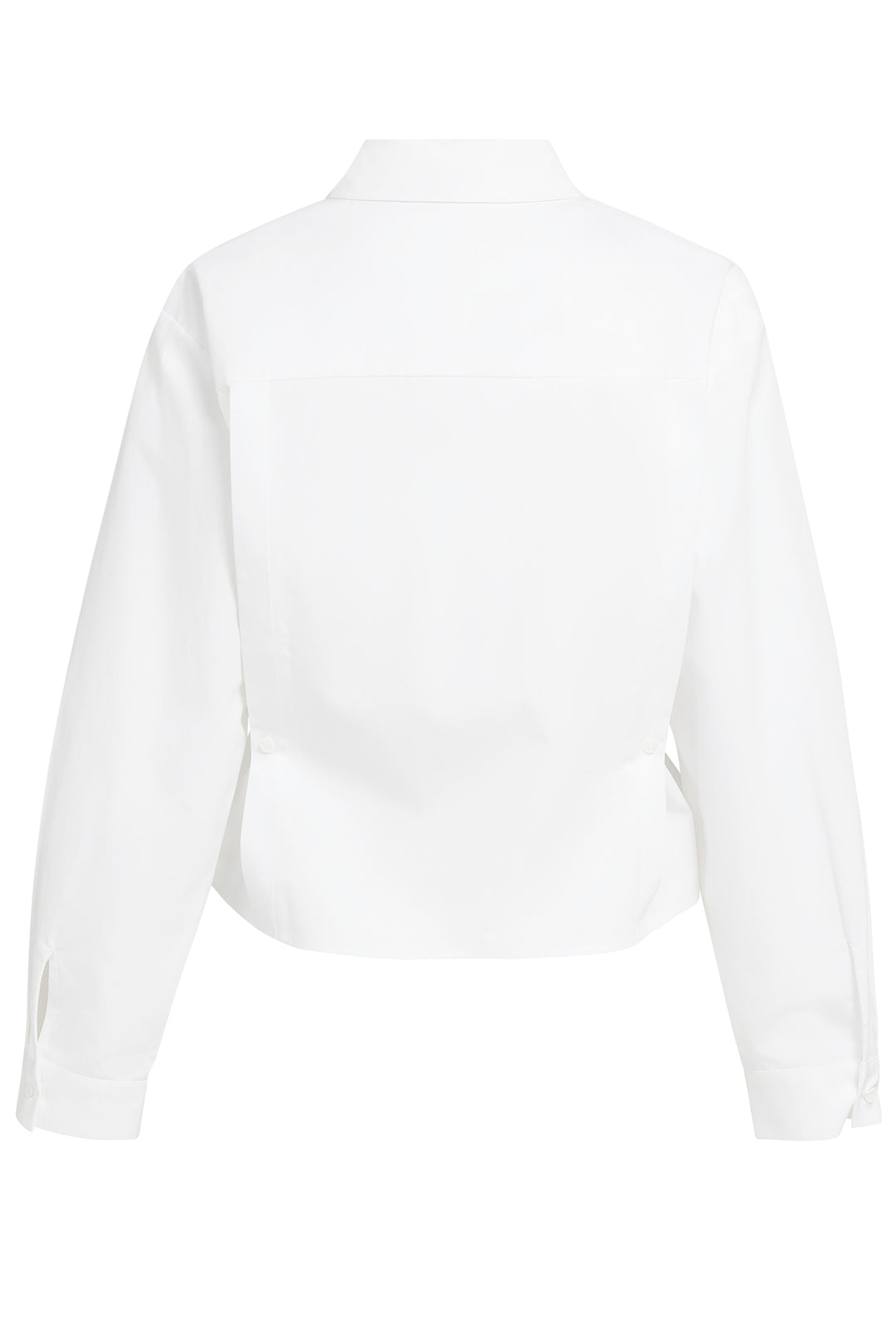 Olivia Grace Fashion - Yaya Pure White Poplin Blouse With Button Detail 01-201240-608 00000