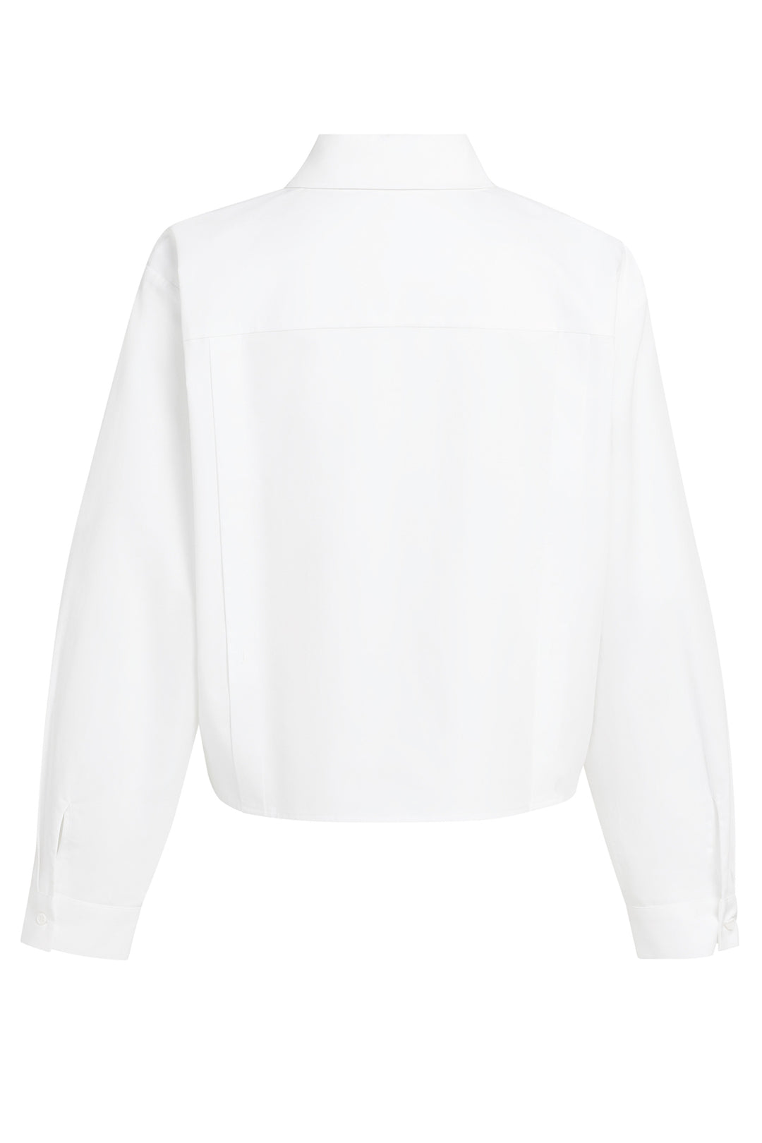 Olivia Grace Fashion - Yaya Pure White Poplin Blouse With Button Detail 01-201240-608 00000