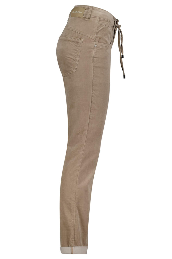 Red Button SRB3907 Relax Taupe Velvet Trousers - Olivia Grace Fashion