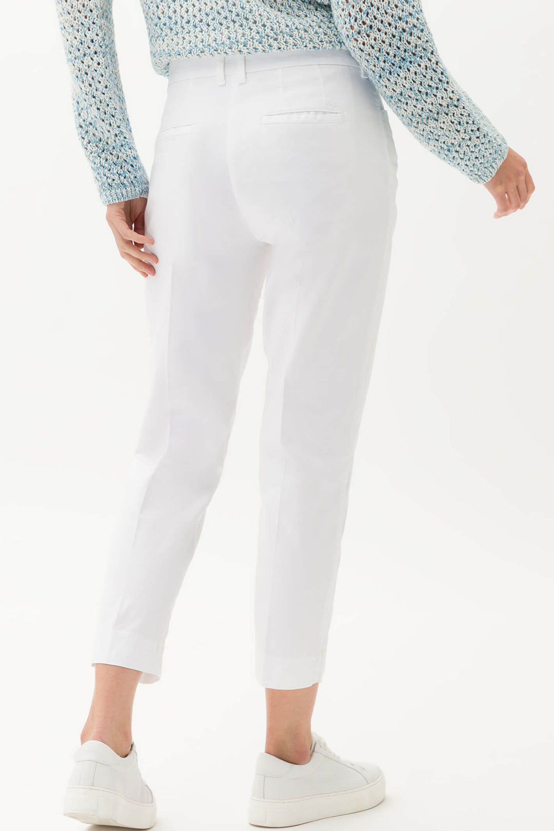 Brax Mara S 72-1458-99 White Trousers - Oloivia Grace Fashion