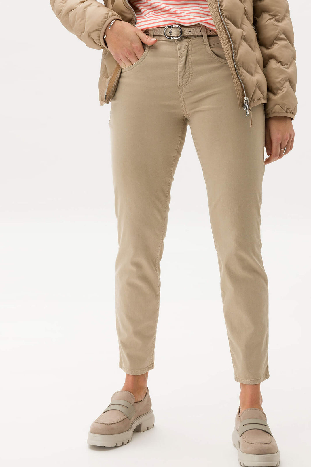 Brax Shakira S 71-7948-55 Brown Trousers - Olivia Grace Fashion