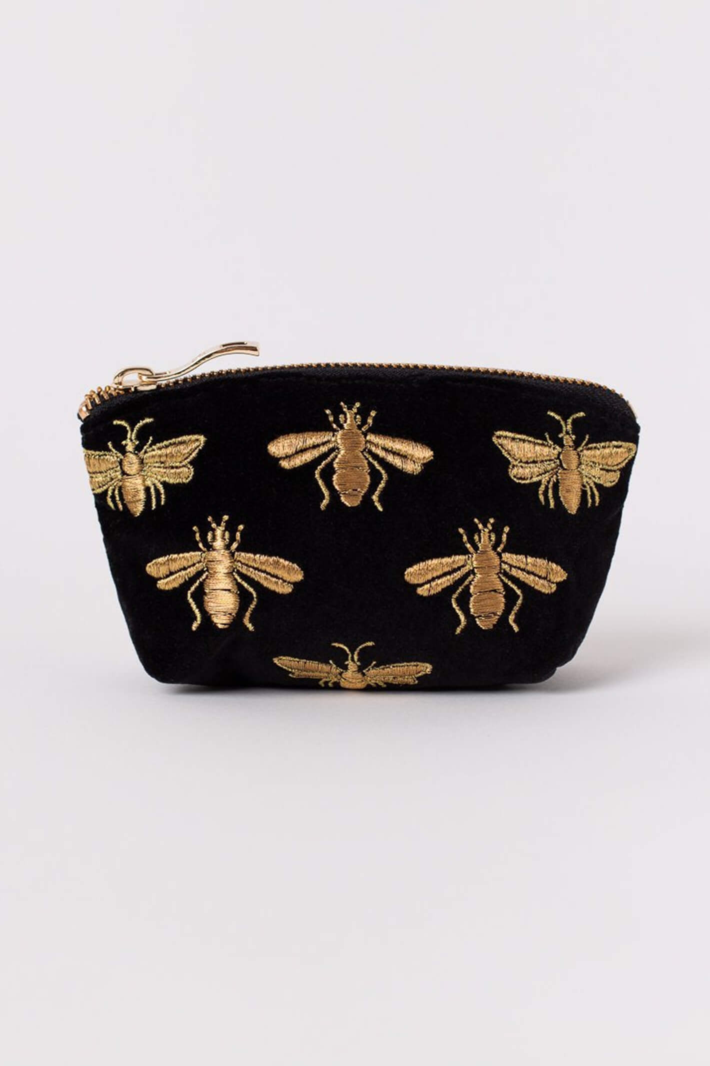 Camel Leather-Look Bee Logo Quilted Purse | New Look