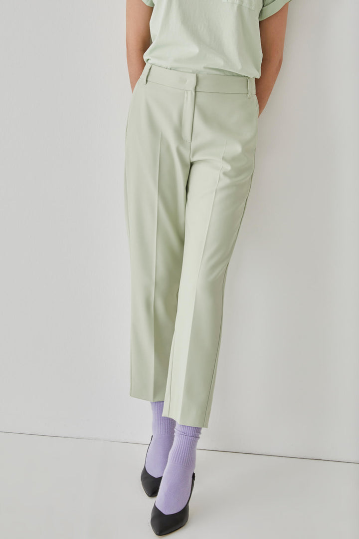 iBlues 71310821200 Melina Mint Green Trousers - Olivia Grace Fashion