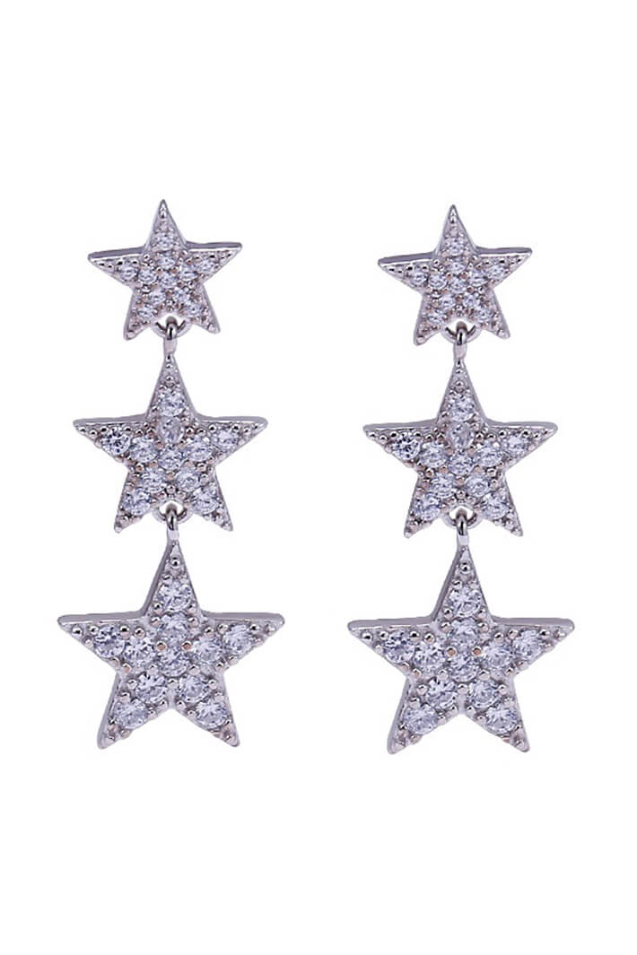 iCandi Rocks Little Lights Earrings in Silver - Olivia Grace Fashion