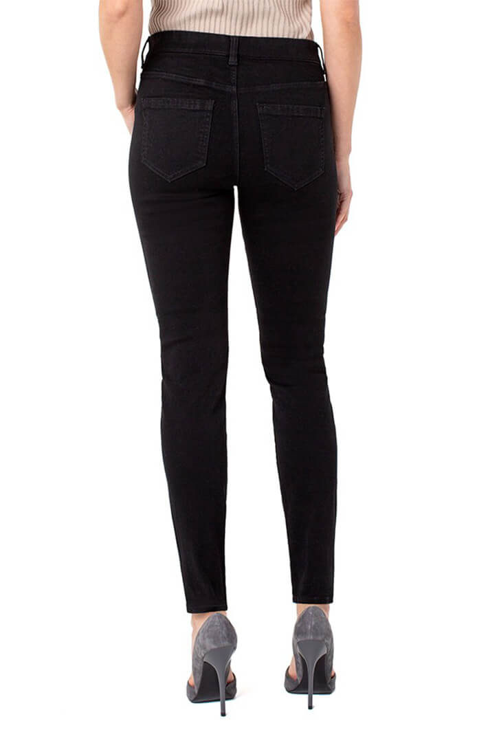 Liverpool Jeans Gia Glider Pull-On Black Rinse LM2337F62-1279 - Olivia Grace Fashion