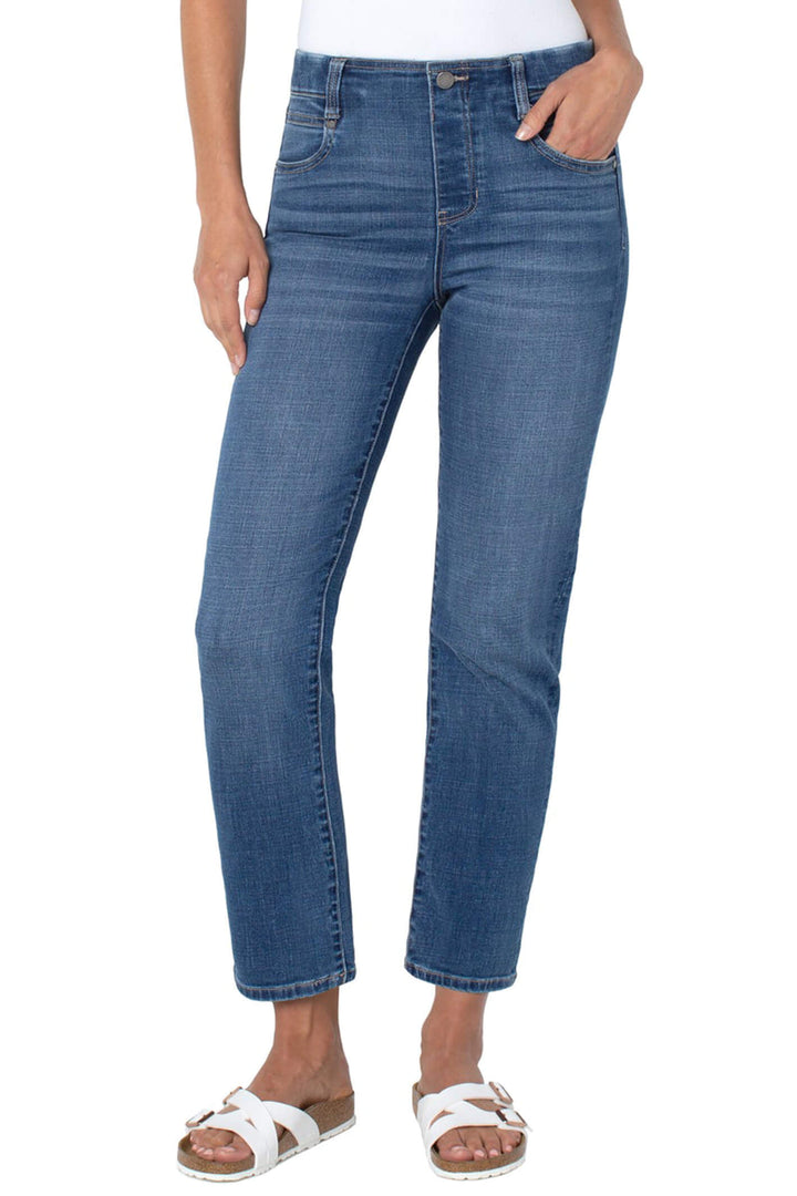 Liverpool Jeans LM2401CH1-6603 Gia Glider™ Johnstown Blue Denim - Olivia Grace Fashion