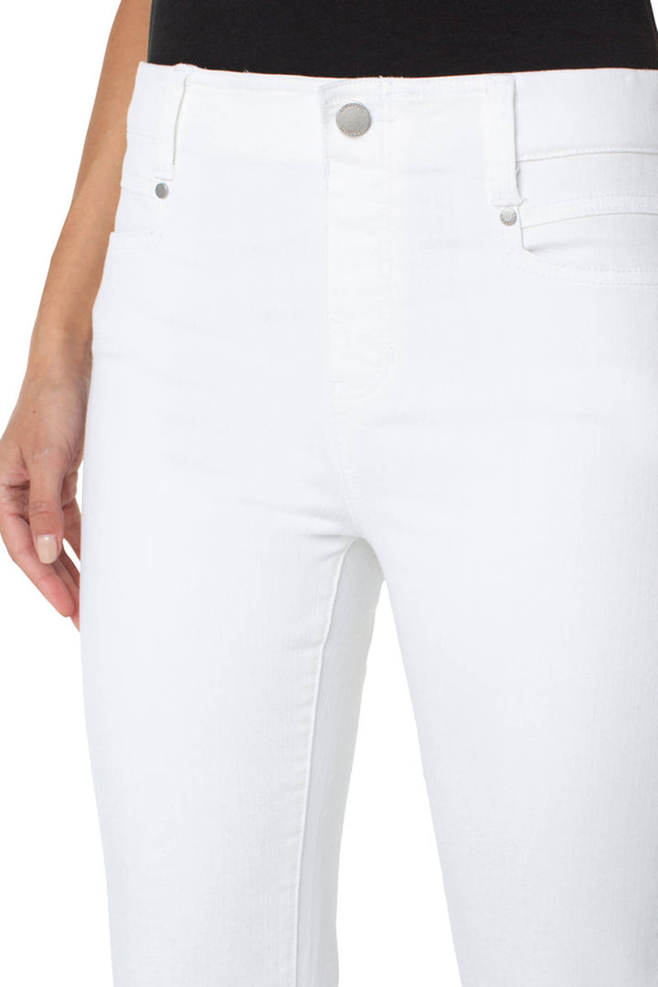 Liverpool Jeans LM7759QY-W-3156 Gia Glider™ Crop Flare Bright White - Olivia Grace Fashion