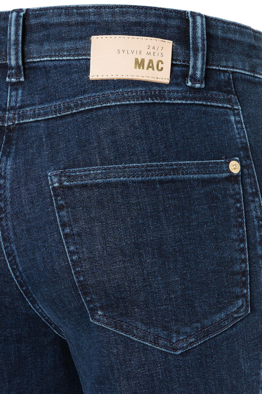 Mac 2624-90-0389 D806 Mel Blue Simple Dark Wash Jeans - Olivia Grace Fashion