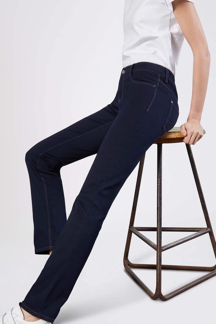 MAC 5401-90-D801 Dark Denim Slim Leg Jeans - Olivia Grace Fashion