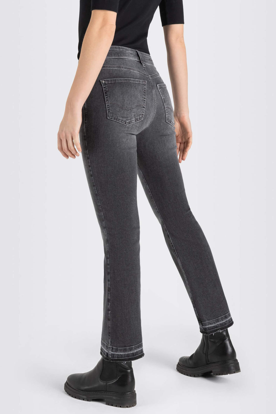 Mac 5458-90-0357 D926 Anthra Grey Net Wash Dream Kick Open Hem Jeans - Olivia Grace Fashion