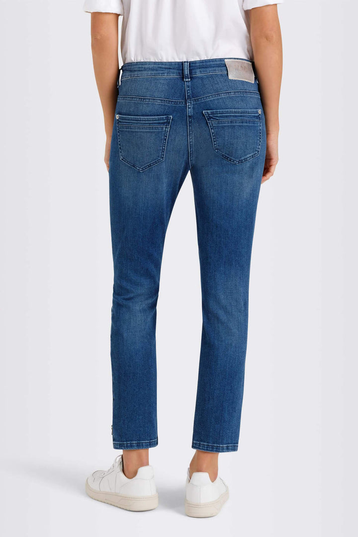 Mac 5755-90-D604 Rich Slim Chic Denim Raw Edge Jeans