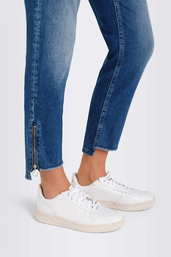 Mac 5755-90-D604 Rich Slim Chic Denim Raw Edge Jeans