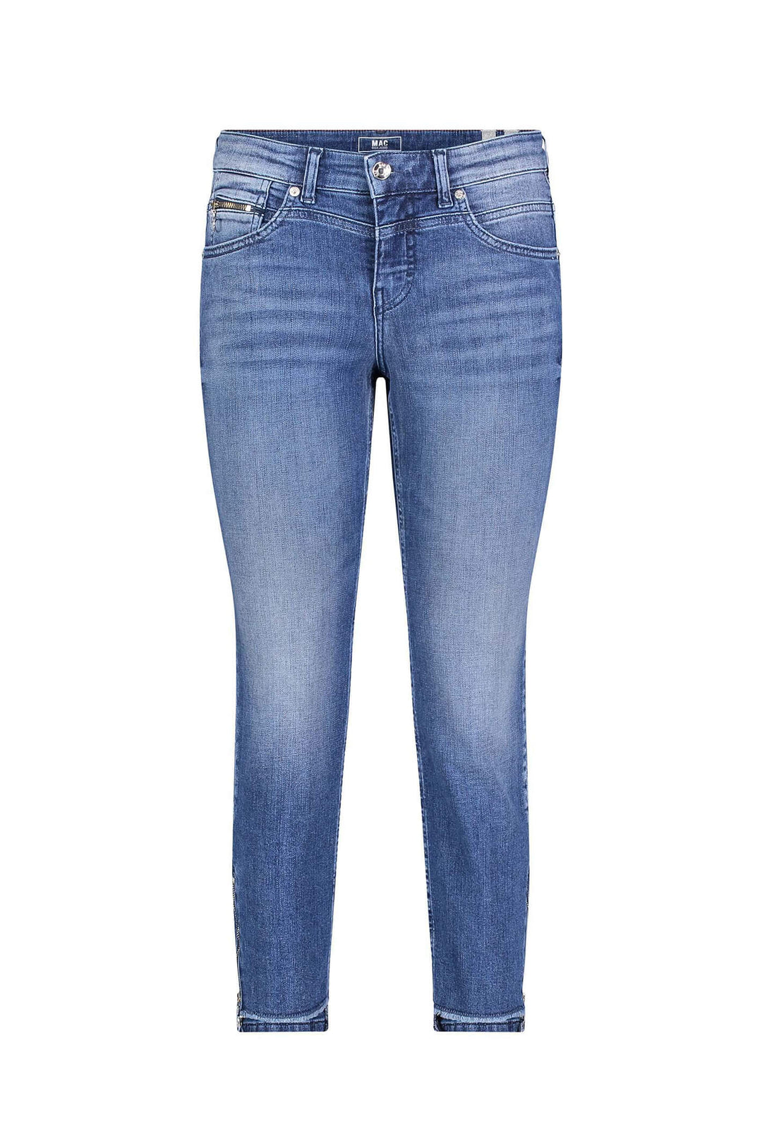 Mac 5755-90-D604 Rich Slim Chic Denim Raw Edge Jeans