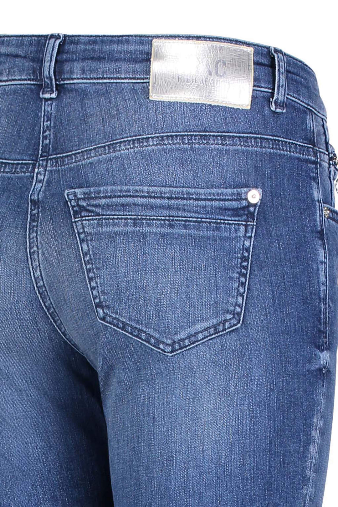 Mac 5755-90-D604 Rich Slim Chic Denim Raw Edge Jeans