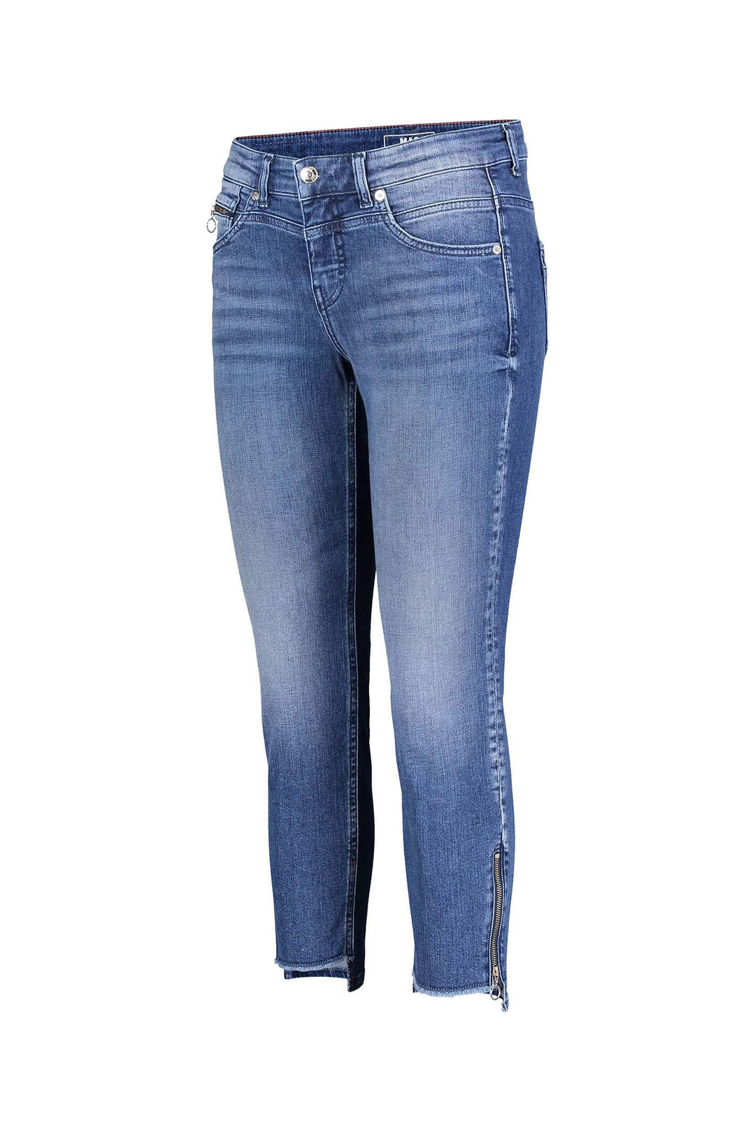 Mac 5755-90-D604 Rich Slim Chic Denim Raw Edge Jeans