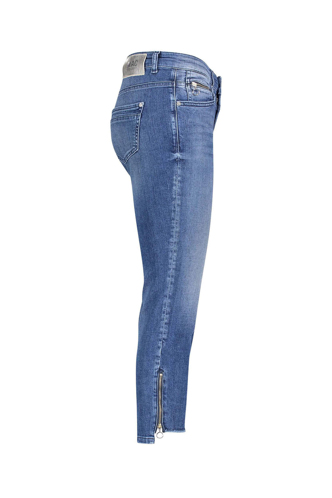 Mac 5755-90-D604 Rich Slim Chic Denim Raw Edge Jeans