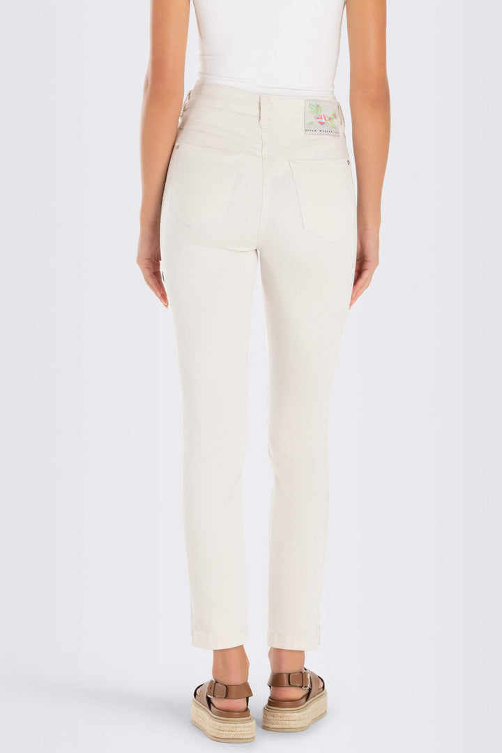 Mac Dream Summer 5495-00-0425L Antique White Cotton Jeans - Olivia