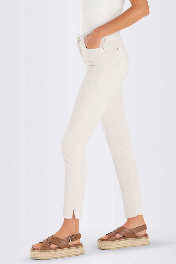 Mac Dream Summer 5495-00-0425L Antique White Cotton Jeans - Olivia